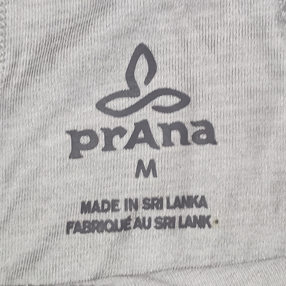 Womens Prana Light Gray Revere Racerback Tank Top Style W11170010 Size Medium - Picture 4 of 8